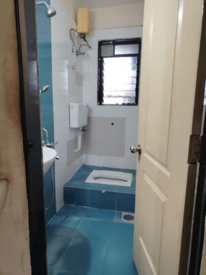 Bathroom in 3 BHK Apartment at Anant CHS Kharghar, Kharghar – for Rent