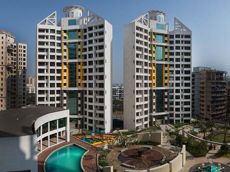 Exterior View, concret-sai-saakshaat 3 Bedroom 1500 Sq.Ft. Apartment In Kharghar Navi Mumbai 10129612
