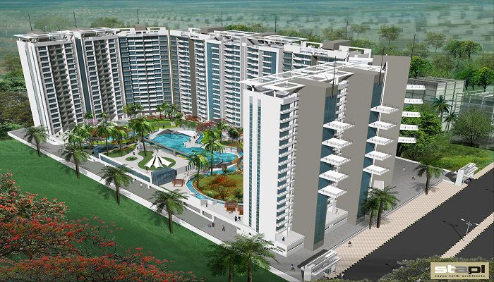 2.5 BHK + Extra Room 1215 Sq.Ft. Apartment in Kesar Exotica