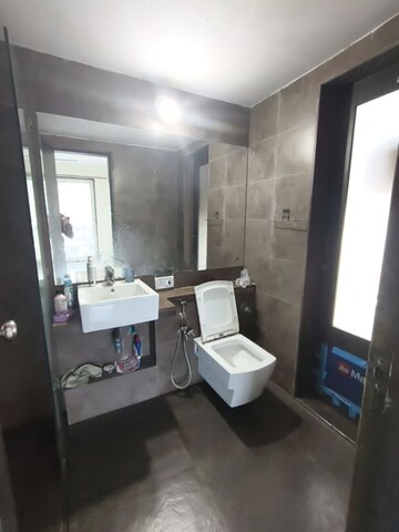 Bathroom in 2.5 BHK Apartment at Kesar Exotica, Kharghar Sector 10 – for Rent
