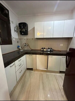 Kitchen in 2 BHK Builder Floor at Chattarpur – for Rent