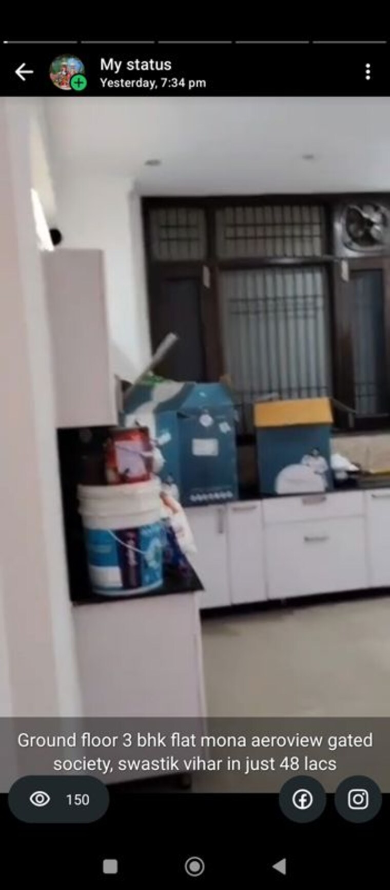 Kitchen, prem-satyam-swastik-apartment 3 Bedroom 1555 Sq.Ft. Apartment In Patiala Road Zirakpur 10129717