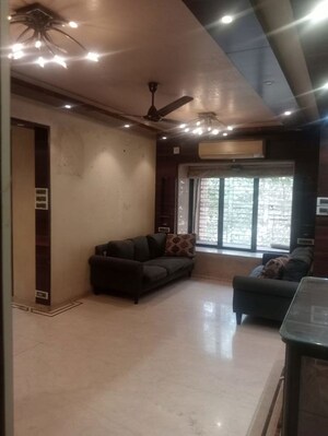Living Room in 3 BHK Apartment at Meena Towers Apartment, Chembur – for Rent