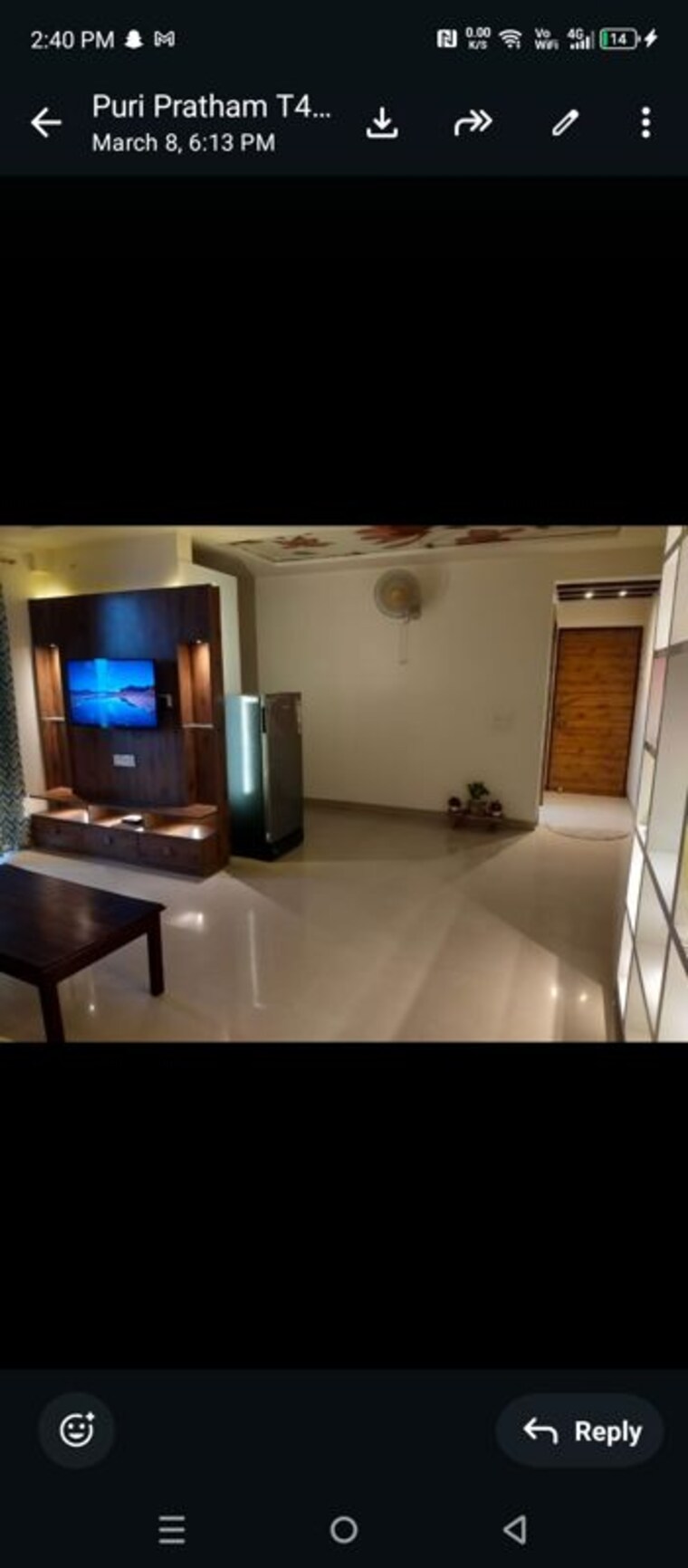 Living Room, puri-pratham 3 Bedroom 1400 Sq.Ft. Apartment In Sector 84 Faridabad 10129777