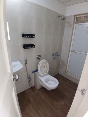 Bathroom in 1 BHK Builder Floor at Vijay Orovia, Ghodbunder Road – for Rent