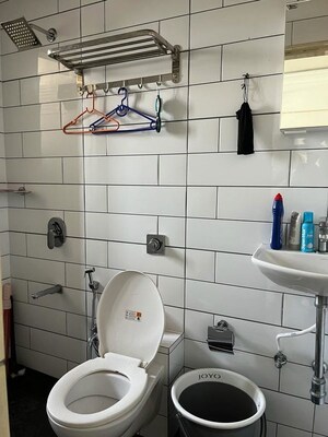 Bathroom in 1 BHK Builder Floor at Hiranandani Estate – for Rent