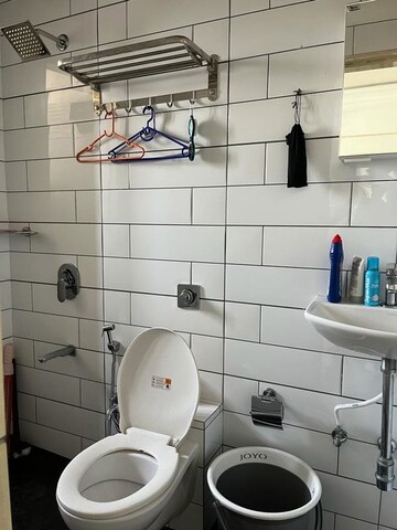 Bathroom in 1 BHK Builder Floor at Hiranandani Estate – for Rent