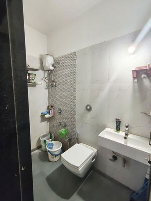 Bathroom in 1 BHK Builder Floor at Hiranandani Estate – for Rent