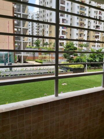 Balcony in 3 BHK Apartment at Aparna HillPark Silver Oaks, Chanda Nagar – for Sale