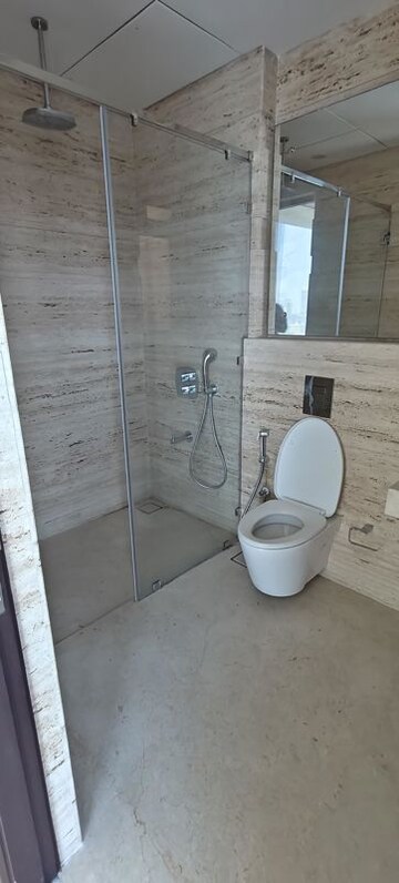 Bathroom in 4 BHK Apartment at Raheja Imperia, Worli – for Rent