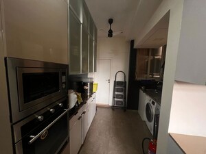 Kitchen in 3 BHK Apartment at Vaibhav CHS Juhu, Juhu – for Rent
