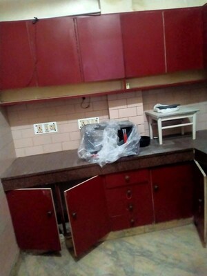 Kitchen in 3 BHK Builder Floor at Greater Kailash I – for Sale