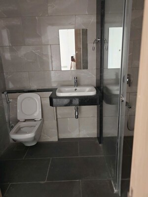 Bathroom in 4 BHK Apartment at Rustomjee Crown, Prabhadevi – for Rent