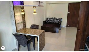 Living Room in 1 BHK Apartment at Kalpataru Exquisite Sierra, Wakad – for Rent