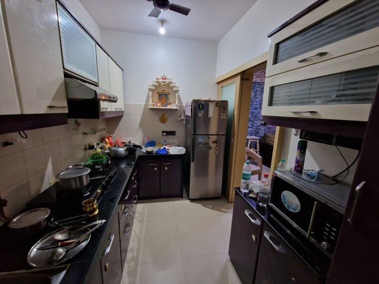 Kitchen, hiranandani-eagleridge-wing-a 2 Bedroom 900 Sq.Ft. Builder Floor In Thane West Thane 10130032