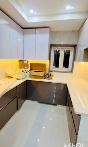 Kitchen in 3 BHK Apartment at Rohini Sector 13 – for Sale