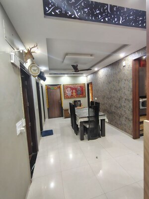 Living Room in 3 BHK Builder Floor at BPTP Parkland Pride, Sector 77 – for Rent