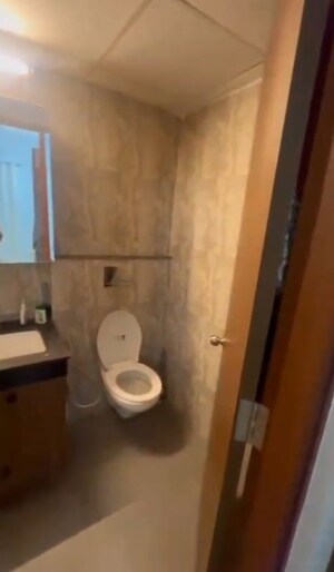 Bathroom in 3 BHK Apartment at Shapoorji Pallonji Joyville Phase 2, Sector 102 – for Rent