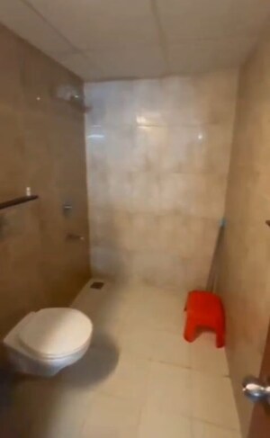 Bathroom in 3 BHK Apartment at Shapoorji Pallonji Joyville Phase 2, Sector 102 – for Rent