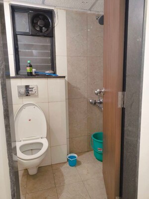 Bathroom in 1 BHK Apartment at Blue Berry, Kharadi – for Rent