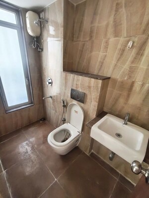 Bathroom in 1 BHK Apartment at Lodha Amara, Kolshet Road – for Rent