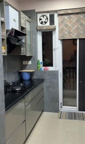 Kitchen in 3 BHK Apartment at Emaar Emerald Estate, Sector 65 – for Rent