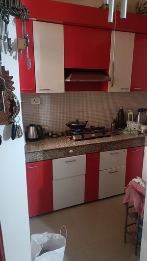 Kitchen in 2 BHK Apartment at Supertech Ecovillage II, Sector 16b Greater Noida – for Rent