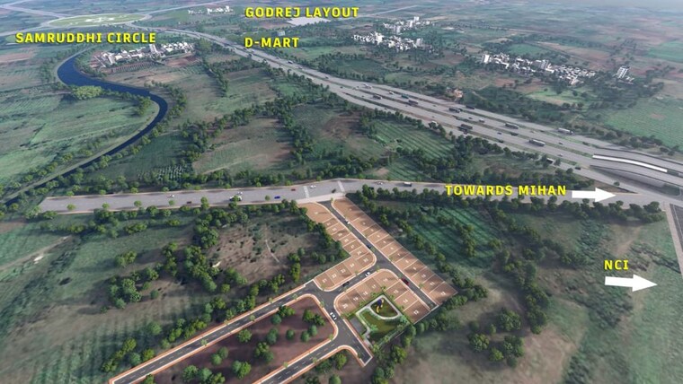 Master Plan, godrej-orchard-estate Commercial Office Space 7500 Sq.Ft. In Besa Nagpur 10130275