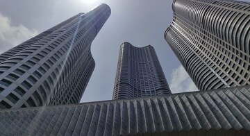 Staircase in 4 BHK Villa at Lodha The World Towers World One Tier 2, Worli – for Sale