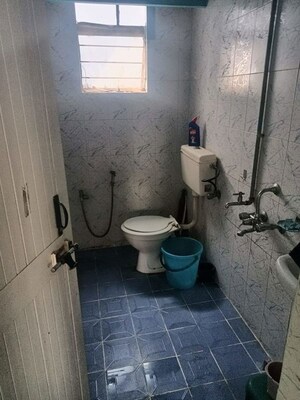 Bathroom in 2 BHK Apartment at Surobhi Park, Aundh – for Rent