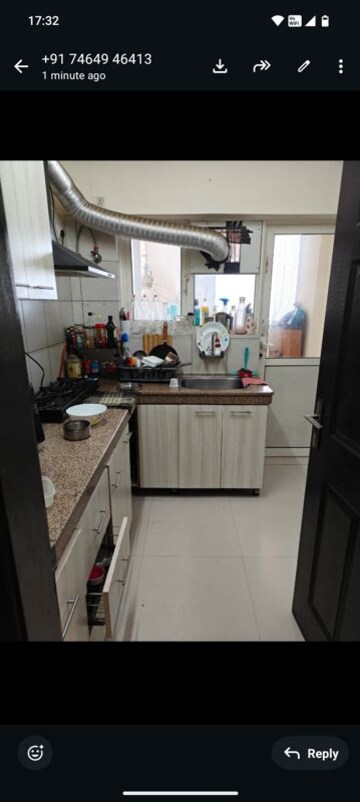 Kitchen in 3 BHK Apartment at Amarpali Exotica, Sector 50 – for Sale
