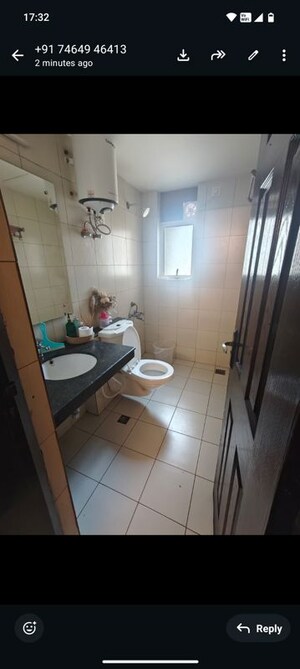 Bathroom in 3 BHK Apartment at Amarpali Exotica, Sector 50 – for Sale