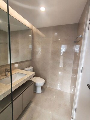 Bathroom in 3 BHK Builder Floor at Vijay Nagar – for Rent