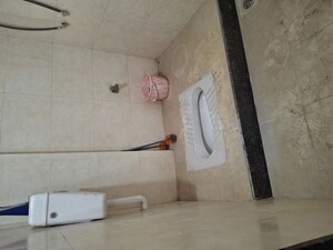 Bathroom in 2 BHK Apartment at Ghansoli – for Rent