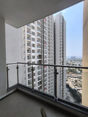 Balcony in 2 BHK Apartment at Runwal The Central Park, Chinchwad – for Rent