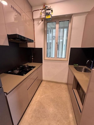 Kitchen in 1 BHK Apartment at Aurum Q Residences, Ghansoli – for Rent