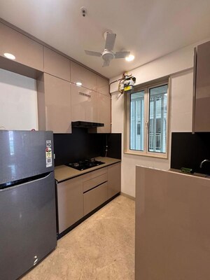 Kitchen in 1 BHK Apartment at Aurum Q Residences, Ghansoli – for Rent