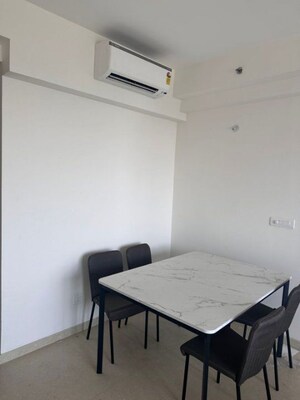 Dining area in 2 BHK Apartment at Godrej Woods, Sector 43 – for Rent