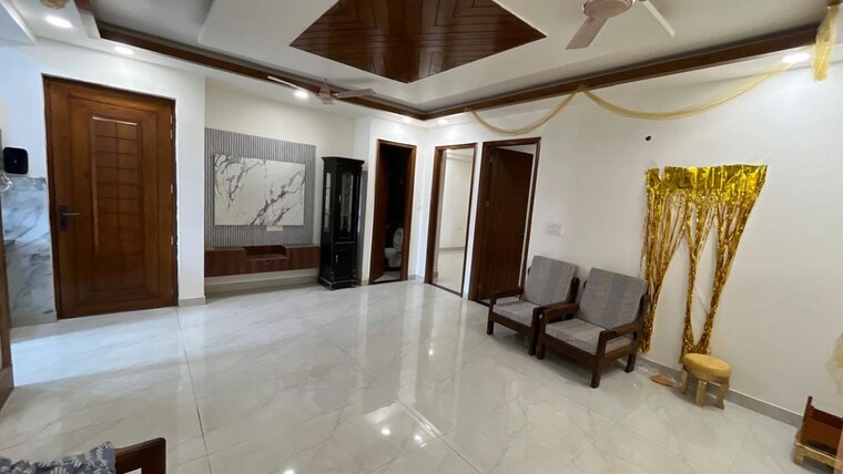 Living Room, bptp-district-phase-2 3 Bedroom 1400 Sq.Ft. Builder Floor In Sector 84 Faridabad 10130583