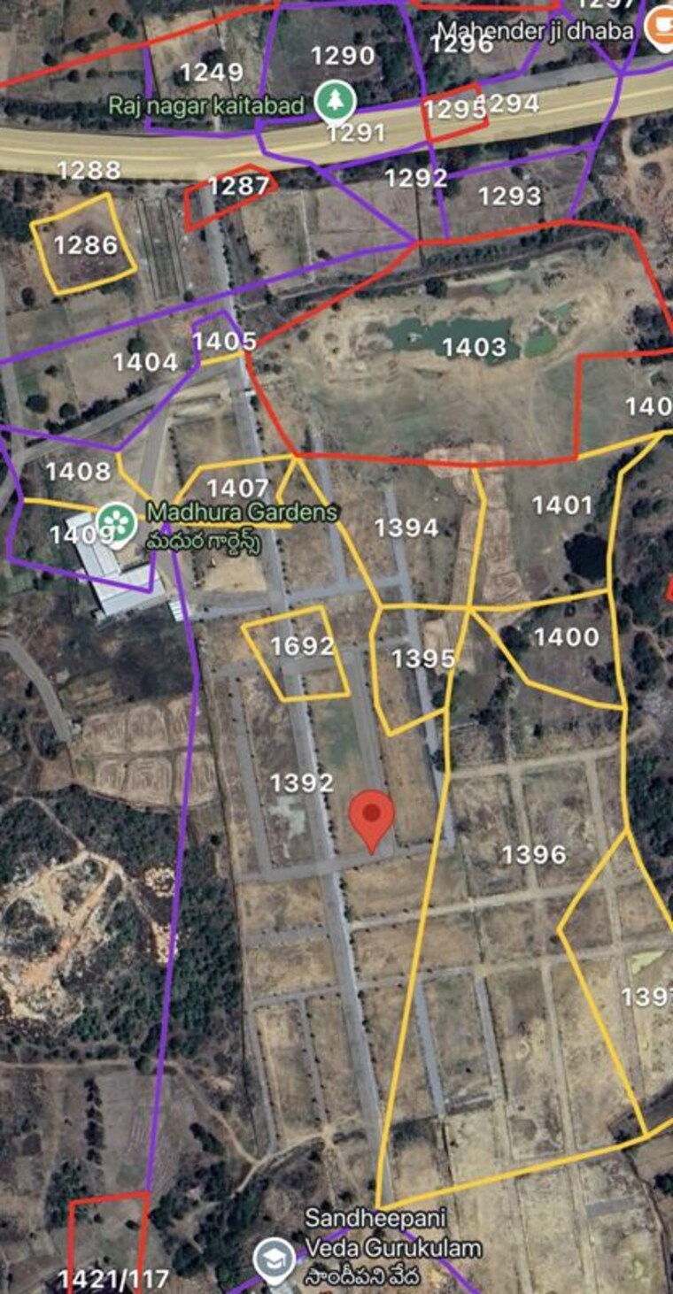 Map Location, tmr-green-meadows  223 Sq.Ft. Plot In Chegunta Medak 10130561
