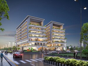  Shop – Exterior View View at Sayajigunj - for Rent