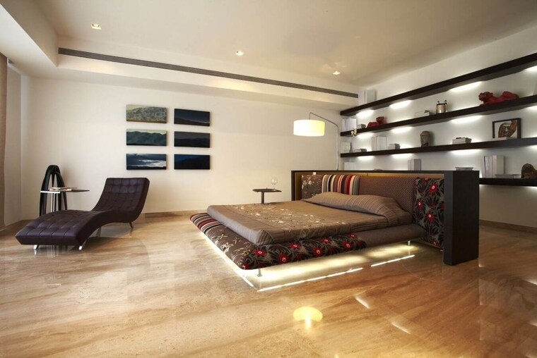Bedroom, marvel-piazza 3 Bedroom 2300 Sq.Ft. Apartment In Koregaon Park Pune 10130641