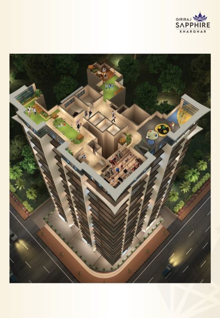 Master Plan, giriraj-sapphire 2 Bedroom 1050 Sq.Ft. Apartment In Kharghar Sector 35e Navi Mumbai 10130654