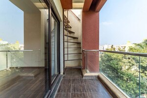 Balcony in 4 BHK Villa at Whitefield – for Rent