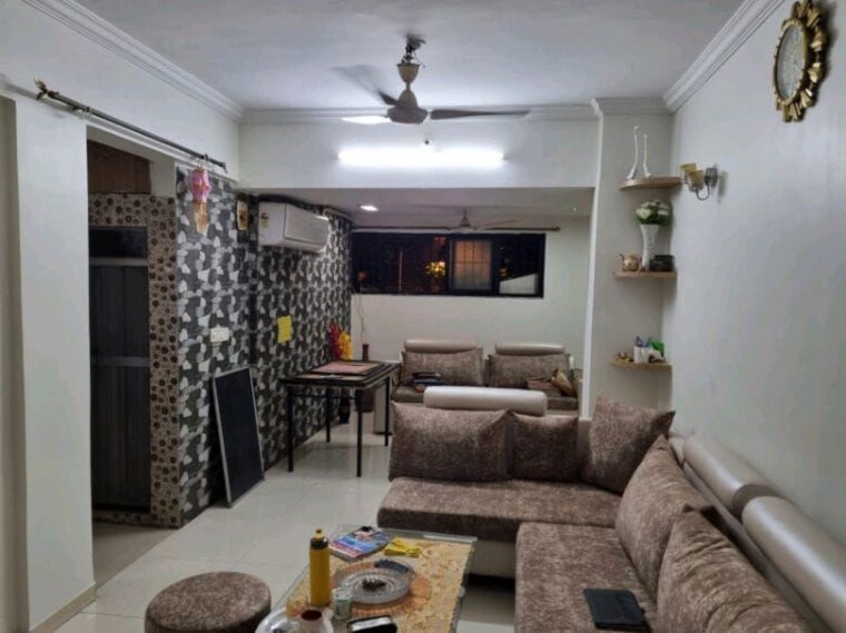 Living Room, shah-complex-2 2 Bedroom 800 Sq.Ft. Apartment In Sanpada Navi Mumbai 10130689