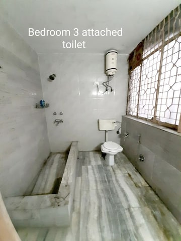 Bathroom in 3 BHK Apartment at Sarita Vihar – for Rent