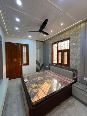 Bedroom in 4 BHK Builder Floor at Deep Vihar – for Sale