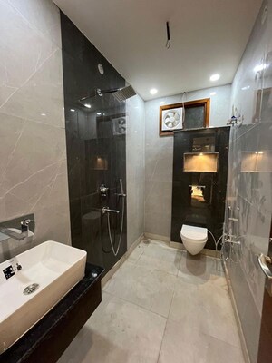 Bathroom in 4 BHK Builder Floor at Deep Vihar – for Sale