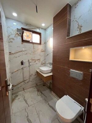 Bathroom in 4 BHK Builder Floor at Deep Vihar – for Sale
