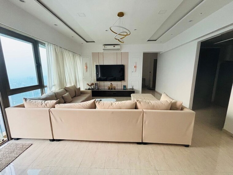 Living Room, sheth-auris-serenity-tower-2 3.5 Bedroom 1352 Sq.Ft. Apartment In Malad West Mumbai 10130752